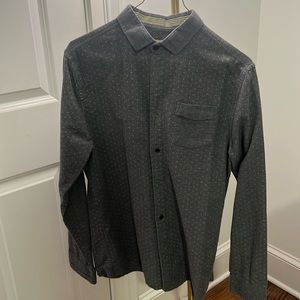 Descendant of Thieves by Dres Landro - Men’s Gray Button Down shirt